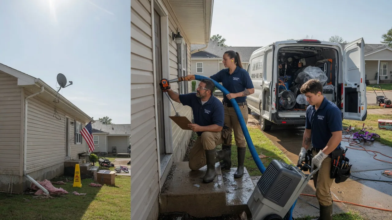 Ceiling Water Damage Restoration in Dover, OK near me